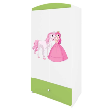  Babydreams zöld hercegnő lovas szekrény gyermekbútor
