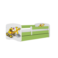  Babydreams zöld kotróágy fiókkal, matrac nélkül 160/80 gyermekágy