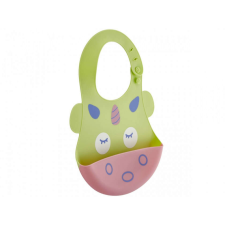 BabyJem Soft Baby Bib Szilikon vállpántos vállpántos (Szín: Sárga) előke
