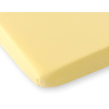 BabyLion Prémium Gumis Jersey lepedő - (70x140) - Citromsárga lakástextília