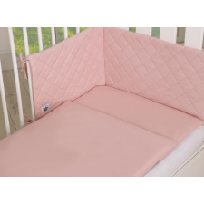 BabyLion Prémium Royal 3 részes ágyneműhuzat szett - Pasztell rózsaszín babaágynemű, babapléd