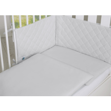 BabyLion Prémium Royal 3 részes ágyneműhuzat szett - Világos szürke babaágynemű, babapléd