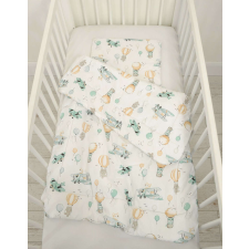 BabyLion Sweet baby 2 részes babaágynemű szett töltettel - Flying animals 100x135 babaágynemű, babapléd