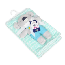 BABYMATEX Takaró játékkal Koala Mint 75 x 100 cm babaágynemű, babapléd