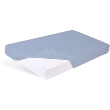  BABYMATEX Vízhatlan lepedő gumírozással Bamboo világoskék 60x120 cm babaágynemű, babapléd