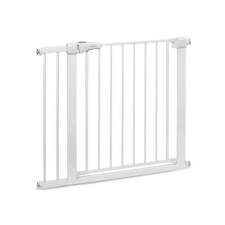 Babyono ajtórács fém - toldalékkal, 75-96cm, fehér 943/01 bababiztonság