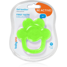 Babyono Be Active Gel Teether rágóka Flower Green 1 db rágóka