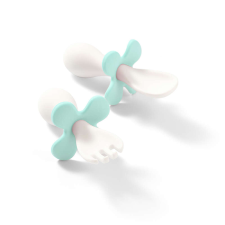 Babyono evõeszköz-készlet - ergonomikus, dobozzal menta 969/04 babaétkészlet