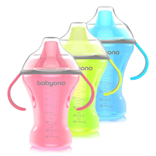Babyono itatópohár Natural Nursing csöpögésmentes kemény csőrrel 6hó 260ml itatópohár
