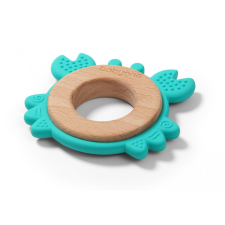  BabyOno rágóka - fa/szilikon  Crab 1075/02 rágóka