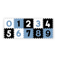 Babyono szivacspuzzle szõnyeg 10db számok kék/f/f 274/03 játszószőnyeg