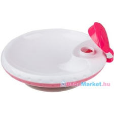 Babyono tányér melegentartó 1070/02 pink babaétkészlet