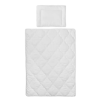 Babyshop Vaganza vékony steppelt 2 részes babaágynemű 100x135 cm - fehér
