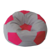  Babzsákfotel óriási felnőtt foci szürke-pink