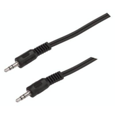 Bachmann Jack Audio Csatlakozókábel [1x Jack dugó, 3,5 mm-es - 1x Jack dugó, 3,5 mm-es] 1.50 m Fekete kábel és adapter