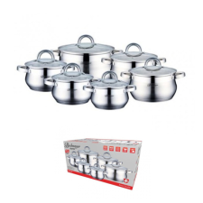 BachMayer 12 részes inox edénykészlet BM-15235 edény
