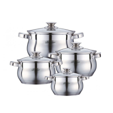 BachMayer 8 részes inox edénykészlet BM-15833 edény