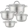  Bachmayer 8 részes rozsdamentes acél edénykészlet BM-15760
