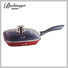 BachMayer Tapadásmentes márvány bevonatú grill serpenyő Burgundi 28 cm BM-7852-28 edény