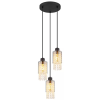  Backey 15799-3H, 3xE27, füstölt+fekete, IP20, Globo Lighting