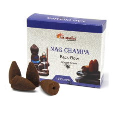 BackFlow füstölőkúp – Nag Champa (10db) füstölő