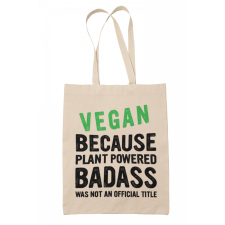 Badass Vegan - Vászontáska kézitáska és bőrönd