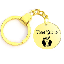  Baglyos best friend kulcstartó több színben és formátumban kulcstartó