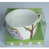  Baglyos bögre, porcelán, jumbo, 57cl