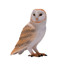Bagoly figura - pávatoll játékfigura