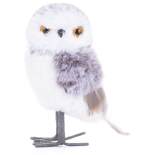 Bagoly MagicHome Karácsony, lila, 13 cm karácsonyi dekoráció