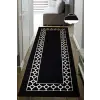  Bague Előszoba szőnyeg (80 x 200) Fekete-fehér