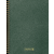 Baier & Schneider GmbH & Co.KG Brunnen spirálfüzet, pontozott, A5, 100 lap keményfedeles, sötétzöld