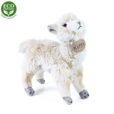 Bájos álló alpaka plüssfigura ECO-FRIENDLY 23 cm plüssfigura