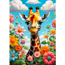  Bájos zsiráf 1000 darabos puzzle puzzle, kirakós