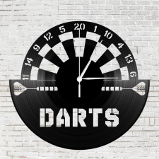  Bakelit óra - Darts, Bakelit óra - Darts falióra