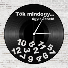 Bakelit óra - tök mindegy (WDWR-bko-00137) falióra