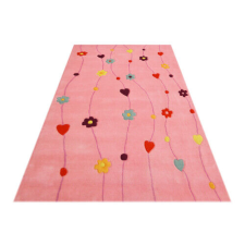 Bakero Bakero Dětský koberec Kids Flowers pink (200x300 cm) lakástextília