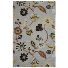 Bakero Bakero Flowers 1510 silver Szőnyeg (153x244 cm) lakástextília