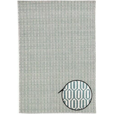 Bakero Serena teal white (160x230 cm) lakástextília