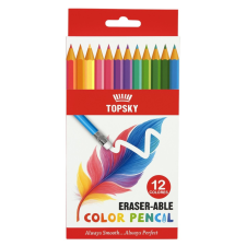 Baking &amp; Pet Kft 12 színű radírozható színes ceruzakészlet - Topsky színes ceruza