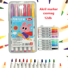 Baking & Pet Kft Akril festék filctoll készlet hordozható tárolóban -12db filctoll, marker