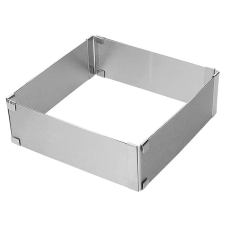 Baking &amp; Pet Kft Állítható tortakeret, tortaforma 15-28cm, 8cm sütés és főzés