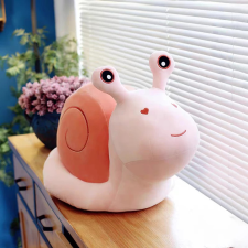 Baking & Pet Kft Cuki Plüss Csiga – 18 cm, Rózsaszín plüssfigura