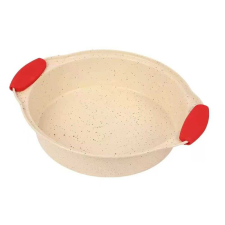Baking &amp; Pet Kft Prémium Kör Sütőtepsi Szilikon Fogóval edény