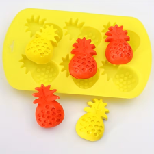 Baking &amp; Pet Kft Szilikon Sütőforma – Ananász 6 részes sütés és főzés