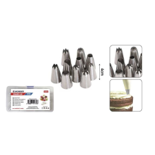 Baking &amp; Pet Kft Torta díszítőcső szett 4 cm, 10 db-os sütés és főzés