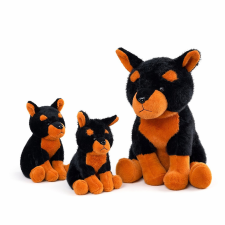 Baking &amp; Pet Kft Ülő Rottweiler plüss játék 1db-28 cm plüssfigura