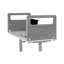 Bakker Elkuizen BakkerElkhuizen Seitenwand rund mit Acrylglasscheibe_ grau (BNESSSALGYD60) bútor