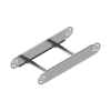 BAKS ELDSP300H110 Kábellétra csuklós sarokelem függőleges 110x300mm szalaghorganyzott, anyagvastagság 1,5mm 421232