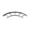 BAKS LDC300H50N Kábellétra külső sarokidom vízszintes 50x300mm 90 fokos szalaghorganyzott, anyagvastagság 2,0mm 456930